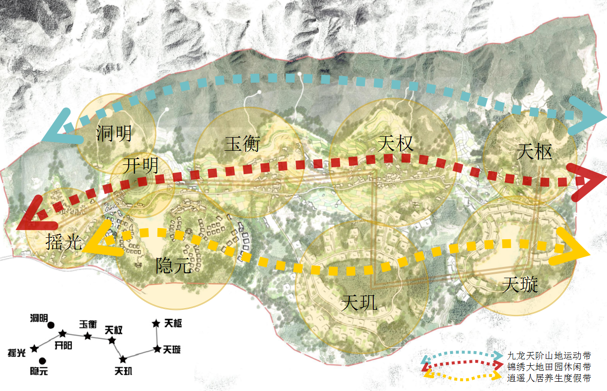 九龍湖空間布局