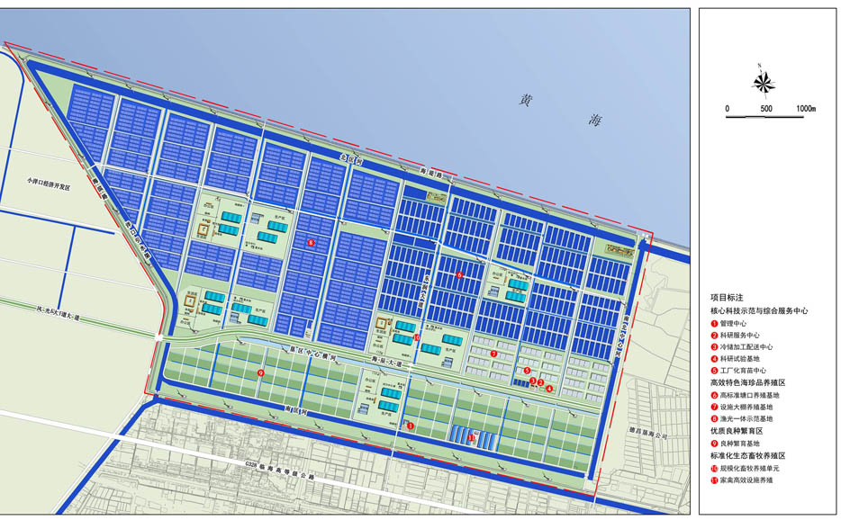如東海辰現(xiàn)代農業(yè)科技園規(guī)劃平面圖